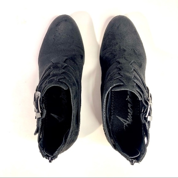 American Rag Adarie vegan suede buckle booties 6 - Picture 6 of 10